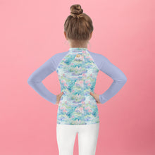 Load image into Gallery viewer, Water Lily Dragon- UPF 50+ Kids Rash Guard