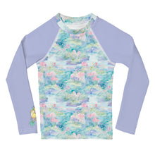 Load image into Gallery viewer, Water Lily Dragon- UPF 50+ Kids Rash Guard