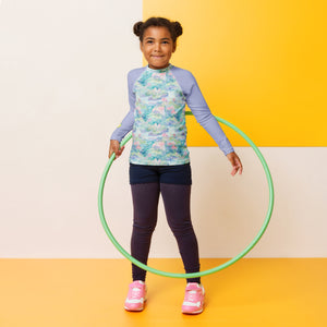 Water Lily Dragon- UPF 50+ Kids Rash Guard