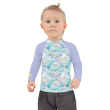 Load image into Gallery viewer, Water Lily Dragon- UPF 50+ Kids Rash Guard