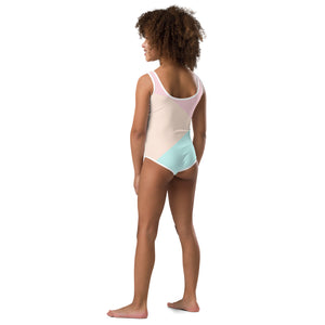 Pastel La Playa - Print Kids Swimsuit