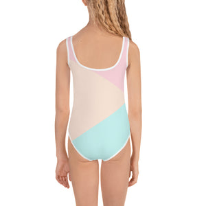 Pastel La Playa - Print Kids Swimsuit