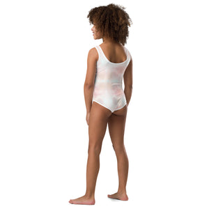 Art Deco Beach- Print Kids Swimsuit