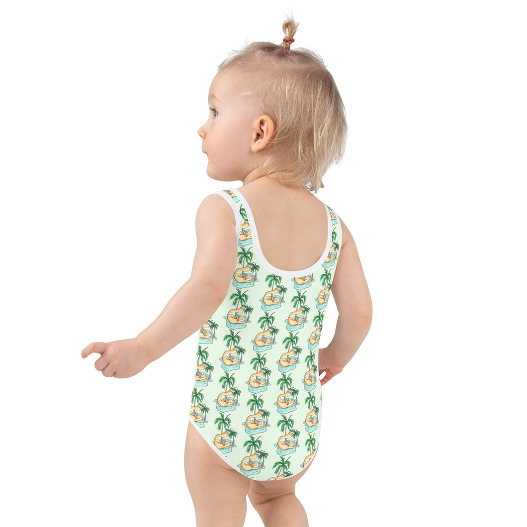 Miami Chungi - Print Girls Swimsuit