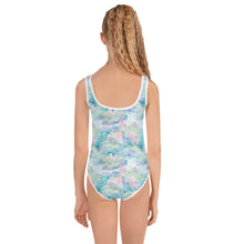 Load image into Gallery viewer, Water Liliy- Print Kids Swimsuit