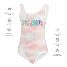 Load image into Gallery viewer, Art Deco Beach- Print Kids Swimsuit