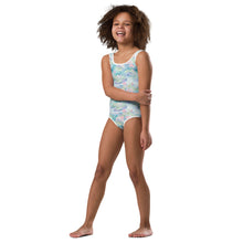 Load image into Gallery viewer, Water Liliy- Print Kids Swimsuit