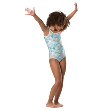 Load image into Gallery viewer, Water Liliy- Print Kids Swimsuit