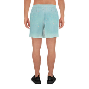 Azul Vaporwave- Men's Eco Athletic Shorts