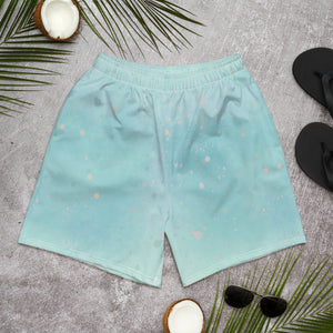 Azul Vaporwave- Men's Eco Athletic Shorts