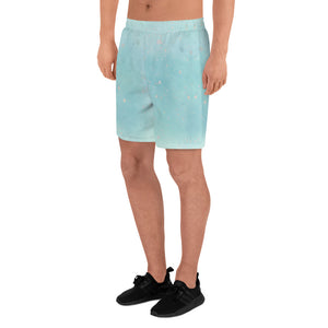 Azul Vaporwave- Men's Eco Athletic Shorts