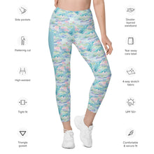 Load image into Gallery viewer, Water Lily- Leggings with pockets