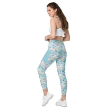Load image into Gallery viewer, Water Lily- Leggings with pockets