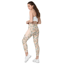 Load image into Gallery viewer, Orange Blossom- Leggings with pockets