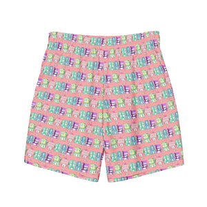 Art Deco Beach- Men's Swim Trunks