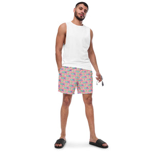 Art Deco Beach- Men's Swim Trunks
