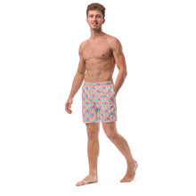 Load image into Gallery viewer, Art Deco Beach- Men&#39;s Swim Trunks