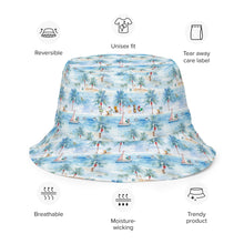 Load image into Gallery viewer, Tropic Holiday- Reversible bucket hat