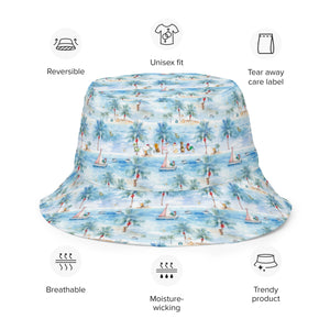 Tropic Holiday- Reversible bucket hat