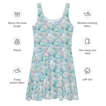 Load image into Gallery viewer, Water Lily- Skater Dress