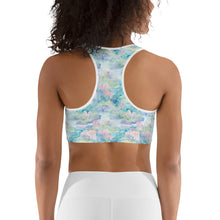 Load image into Gallery viewer, Water Lily- Sports bra