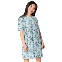 Load image into Gallery viewer, Tropic Floral- Tshirt dress