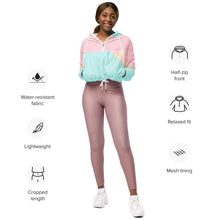 Load image into Gallery viewer, Miami Geo- Cropped Windbreaker