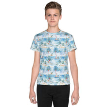 Load image into Gallery viewer, Tropic Sojourn- Youth crew neck t-shirt