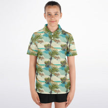 Load image into Gallery viewer, Sabal Beach Approach- Youth Polo Shirt