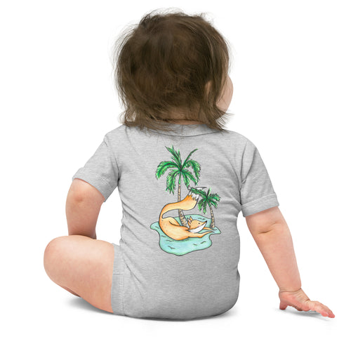 Fox y Palmera- Baby one piece