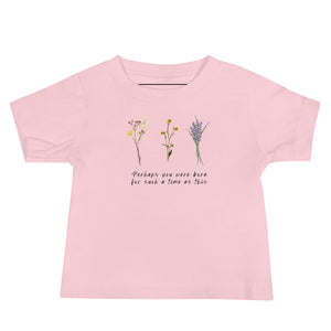 Esther Floral- Baby Jersey Short Sleeve Tee