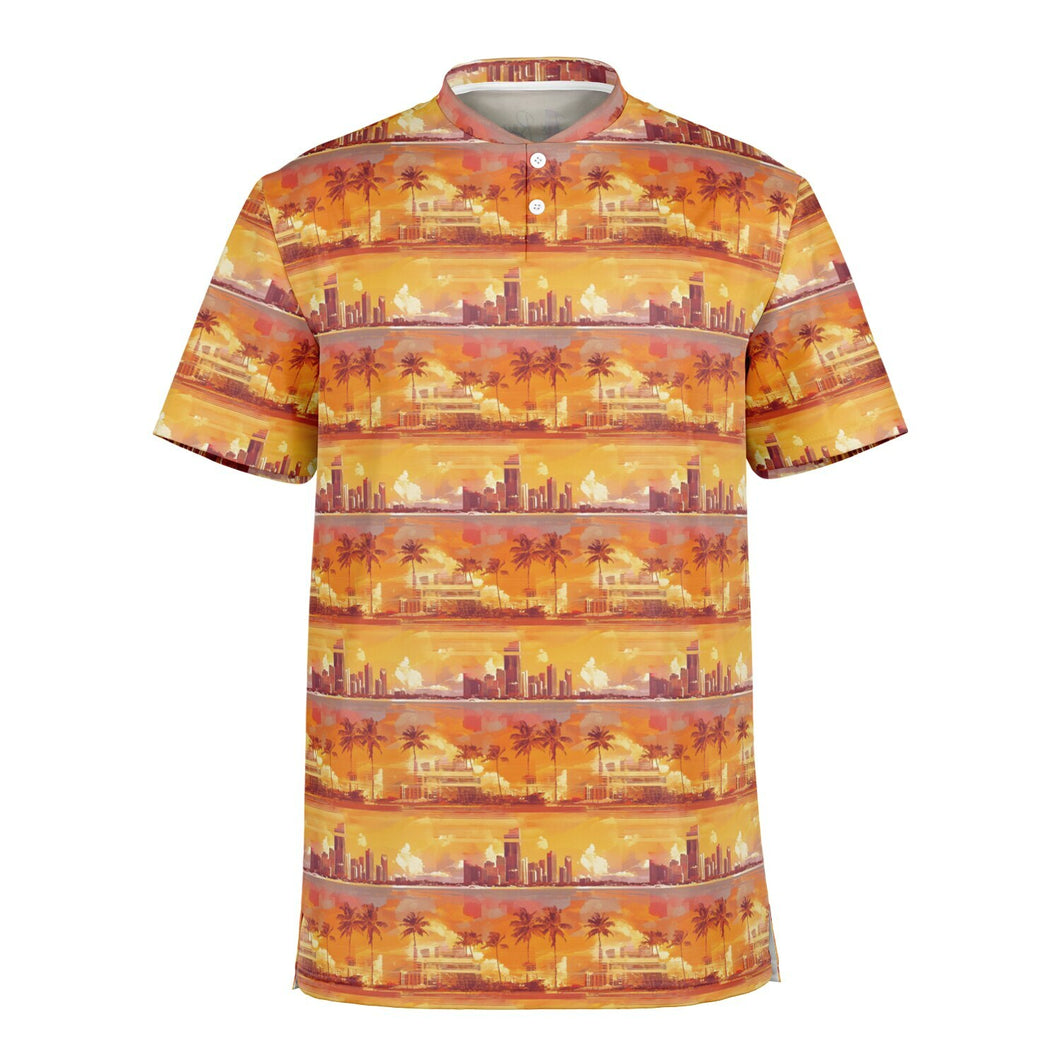 Mens Blade Collar Polo - Miami Sol