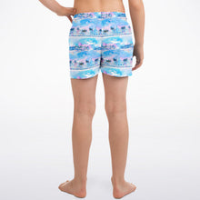 Load image into Gallery viewer, Kids Swim Trunks - Chill Wave