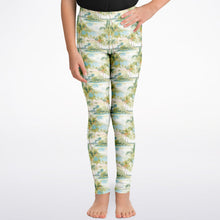 Load image into Gallery viewer, Palm Tree Breeze- Youth Leggings