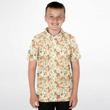 Load image into Gallery viewer, Orange Blossom- Kids Polo Shirt