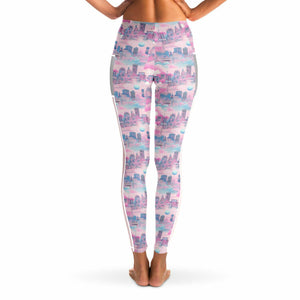 80s City Pop Mesh with Pocket Legging