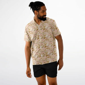 Spread Collar Button Down Shirt - Winter Sunbathing