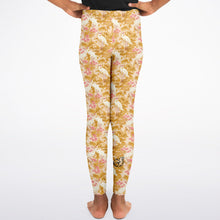 Load image into Gallery viewer, Kids Leggings - Rosette Cranes