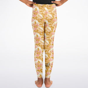Kids Leggings - Rosette Cranes