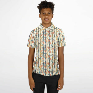 Orange Sword of the Spirit- Kids Polo Shirt
