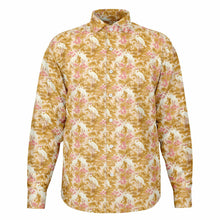 Load image into Gallery viewer, Long Sleeve Button Down Shirt - Rosette Cranes
