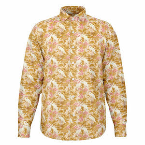 Long Sleeve Button Down Shirt - Rosette Cranes