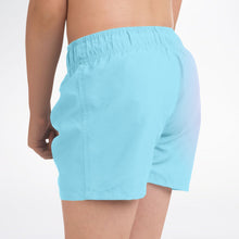 Load image into Gallery viewer, Kids Swim Trunks - Lavender Teal Gradient