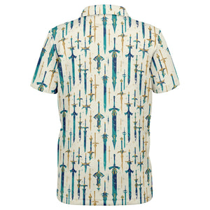 Blue Sword of the Spirit- Kids Polo Shirt