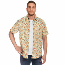 Load image into Gallery viewer, Orange Blossom- Short Sleeve Button Down Shirt
