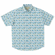 Load image into Gallery viewer, Tropic Sojourn- Mens Short Sleeve Button Down Shirt