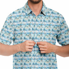 Load image into Gallery viewer, Tropic Sojourn- Mens Short Sleeve Button Down Shirt