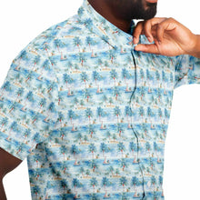 Load image into Gallery viewer, Tropic Sojourn- Mens Short Sleeve Button Down Shirt