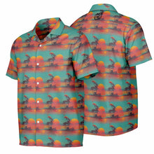 Load image into Gallery viewer, Men's Short Sleeve Button-Down - Pluma Sunset
