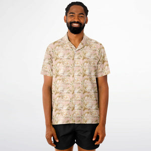 Spread Collar Button Down Shirt - Winter Sunbathing